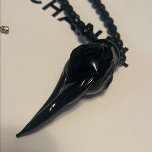 Black Raven. Black Spinel. 1/1 art piece.